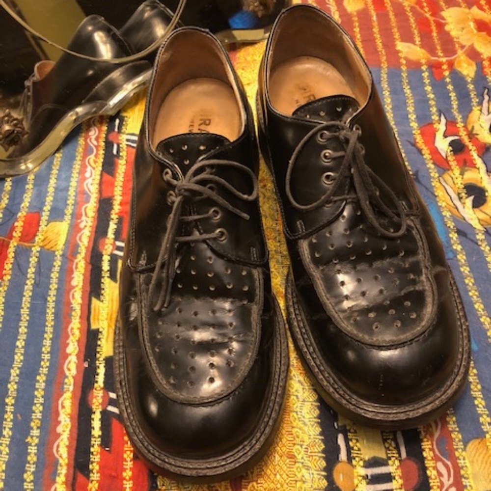 Black Giraudon chunky oxfords - size 40
